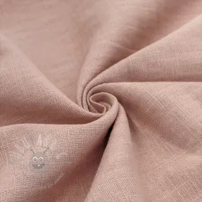 Linen enzyme washed light salmon