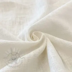 Linen enzyme washed ecru