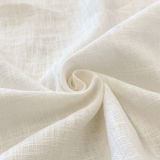 Linen enzyme washed ecru