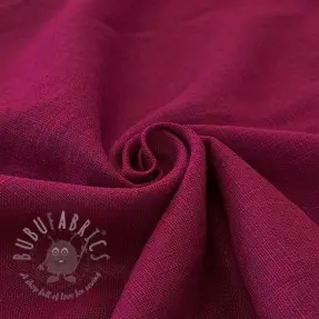 Linen enzyme washed cerise