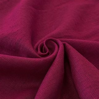 Linen enzyme washed cerise