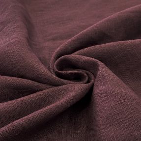 Linen enzyme washed old purple