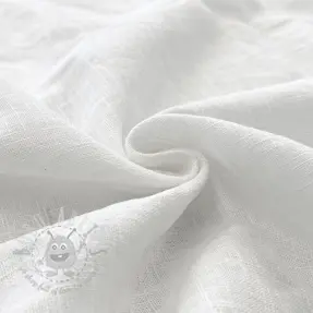Linen enzyme washed white