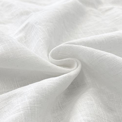 Linen enzyme washed white