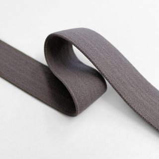 Elastic 2,5 cm dark taupe