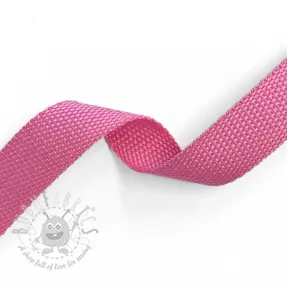 Webbing 2,5 cm pink