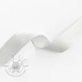 Webbing 2,5 cm white