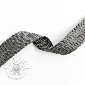 Webbing 2,5 cm middle grey