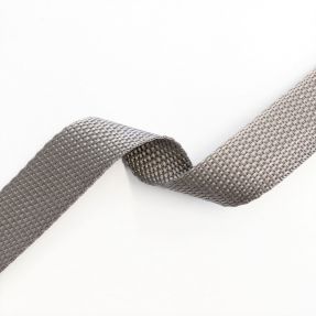 Webbing 2,5 cm light grey