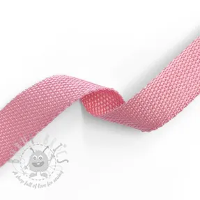Webbing 2,5 cm light pink