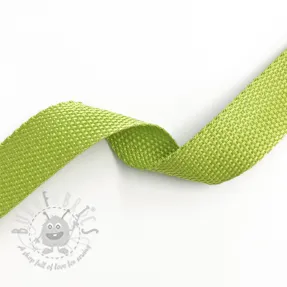 Webbing 2,5 cm lime