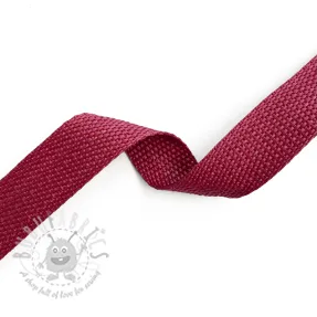 Webbing 2,5 cm bordeaux