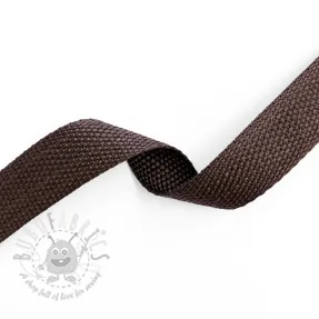 Webbing 2,5 cm choco