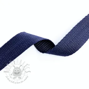 Webbing 2,5 cm dark blue