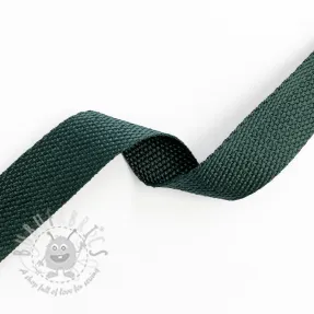 Webbing 2,5 cm bottle green