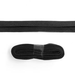 Bias binding cotton - 3 m black