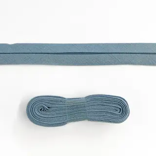 Bias binding cotton - 3 m steel blue