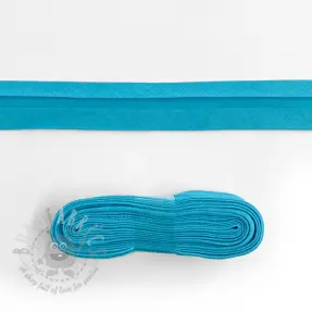 Bias binding cotton - 3 m aqua