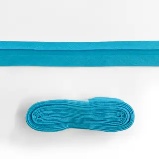 Bias binding cotton - 3 m aqua