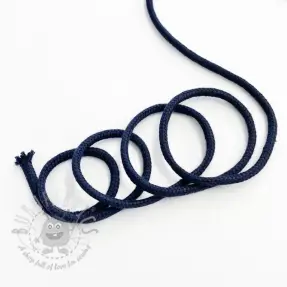 Cotton cord 3 mm dark blue