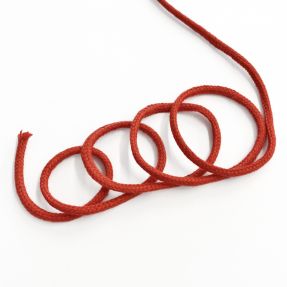 Cotton cord 3 mm red