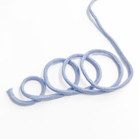 Cotton cord 3 mm light blue