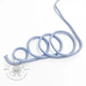 Cotton cord 3 mm light blue