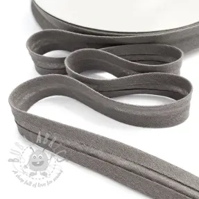 Bias binding double gauze warm grey