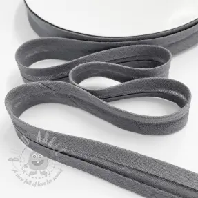 Bias binding double gauze middle grey