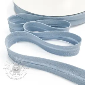 Bias binding double gauze old blue