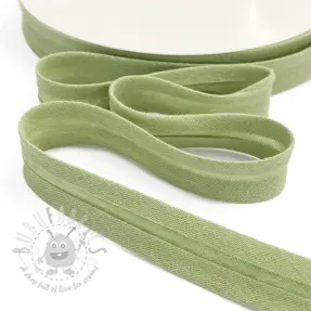 Bias binding double gauze light green