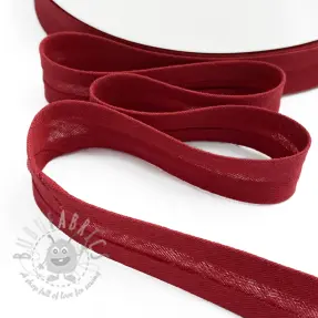 Bias binding double gauze bordeaux