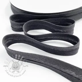 Bias binding double gauze dark grey