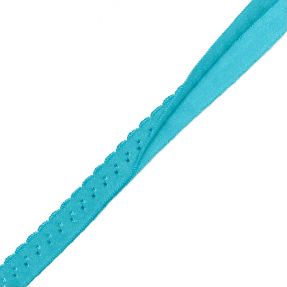Bias binding elastic 12 mm LUXURY ocean blue
