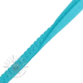 Bias binding elastic 12 mm LUXURY ocean blue