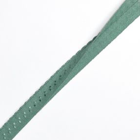 Bias binding elastic 12 mm LUXURY dark old green