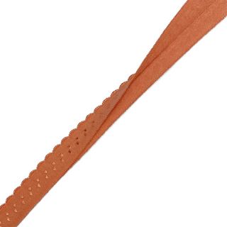 Bias binding elastic 12 mm LUXURY brick