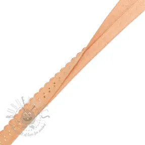 Bias binding elastic 12 mm LUXURY peach