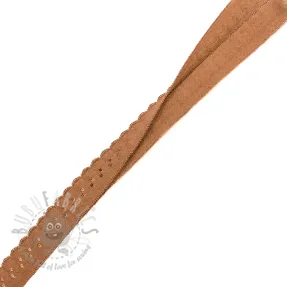 Bias binding elastic 12 mm LUXURY rust