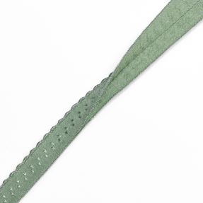 Bias binding elastic 12 mm LUXURY old green