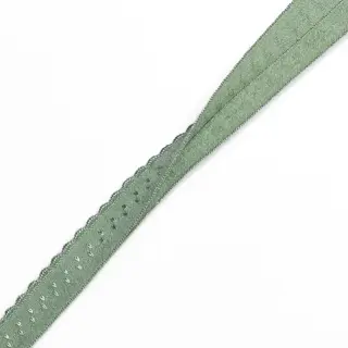 Bias binding elastic 12 mm LUXURY old green