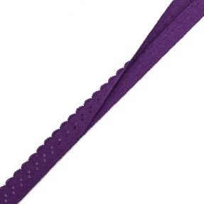 Bias binding elastic 12 mm LUXURY purple
