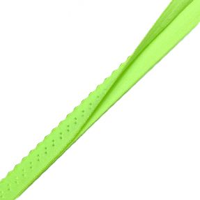 Bias binding elastic 12 mm LUXURY neon green