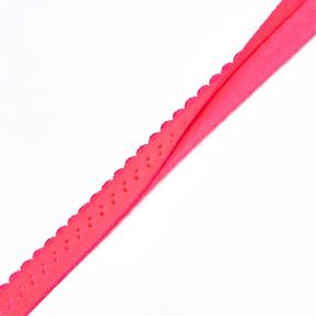 Bias binding elastic 12 mm LUXURY neon pink