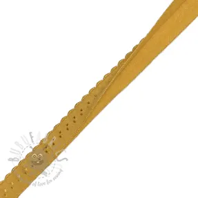 Bias binding elastic 12 mm LUXURY ochre