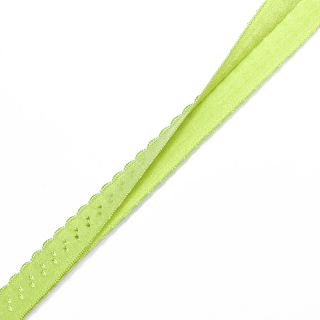 Bias binding elastic 12 mm LUXURY lime