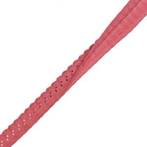 Bias binding elastic 12 mm LUXURY coral