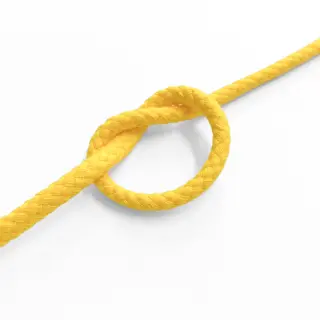 Cotton cord 5 mm lemon