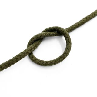 Cotton cord 5 mm camo green