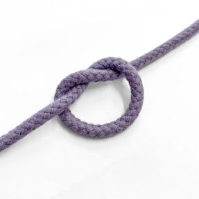 Cotton cord 5 mm lavender